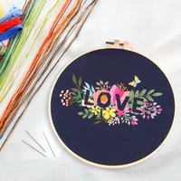 cross stitch kit meaningful diy embroidery art set cotton and linen cloth beginners embroider easy to make and easy to use