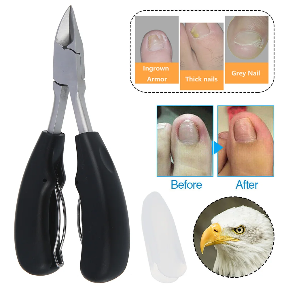 

Toe Nail Clippers Stainless Steel Toenail Ingrown Nail Art Nipper Paronychia Dead Skin Remover Cutter Trimming Pedicure Tool