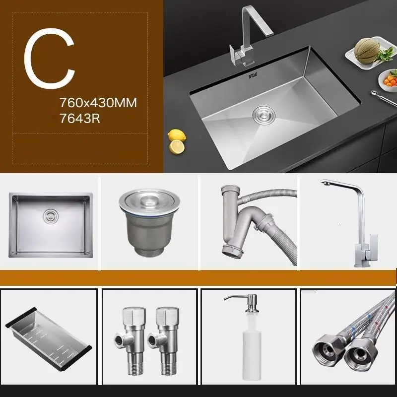 Встроенная Lavandino Banheiro Evier Acero Inox Portatil Lavello Cucina кухня Cuba Pia Cozinha Fregadero De Cocina раковина для мытья посуды