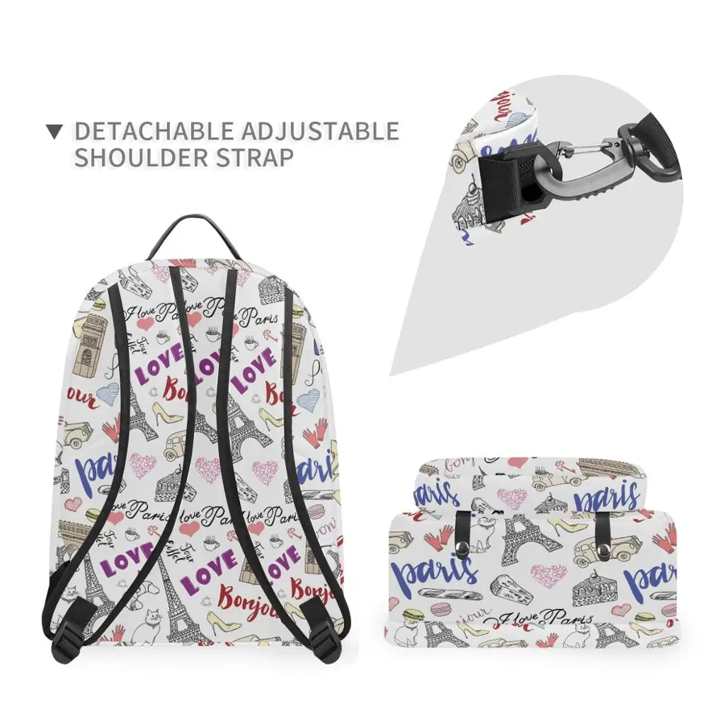 Школьные ранцы ALAZA женские сумки на плечо рюкзаки большой женский съемный рюкзак