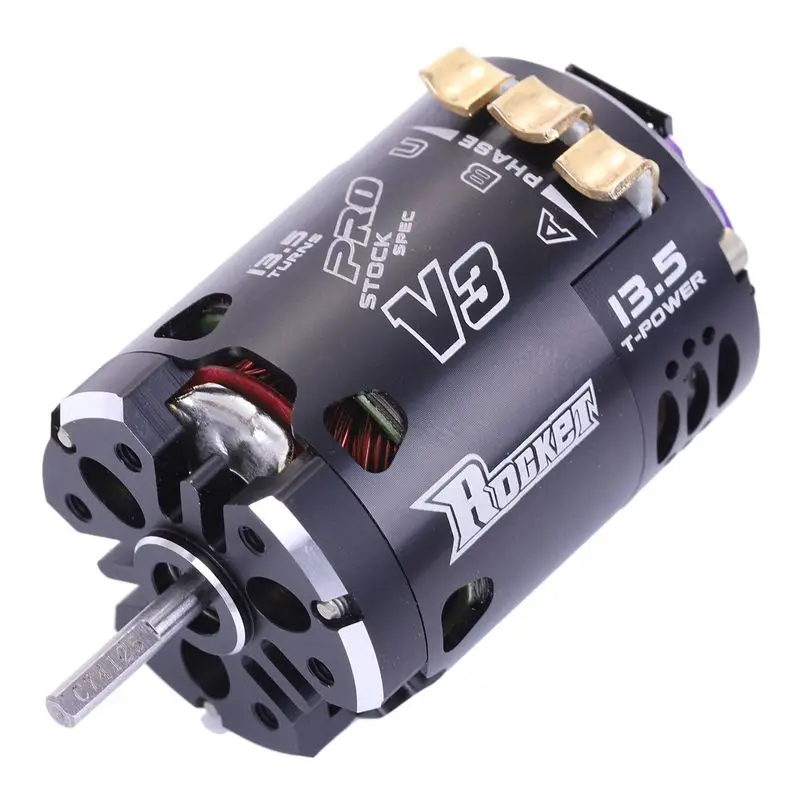 SURPASS HOBBY V3 540 13.5T Sensored SPEC RC Brushless Motor for 1/10 Racing Car Truck Parts Accessories Purple black | Игрушки и хобби