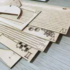 Деревянная собранная лодка сделай сам, лодка для рыбалки, деревянная собранная модель для ремесла, Парусный набор, игрушки, деревянная лодка сделай сам U3V2