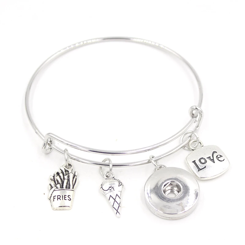 1 шт. Новое поступление ювелирные изделия браслет с подвеской в виде мороженого