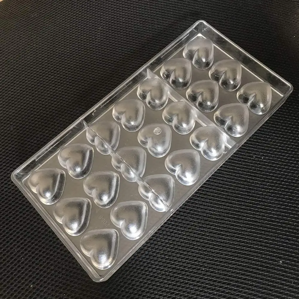 Поликарбонат 3D форма для шоколада сердце самостоятельного приготовления