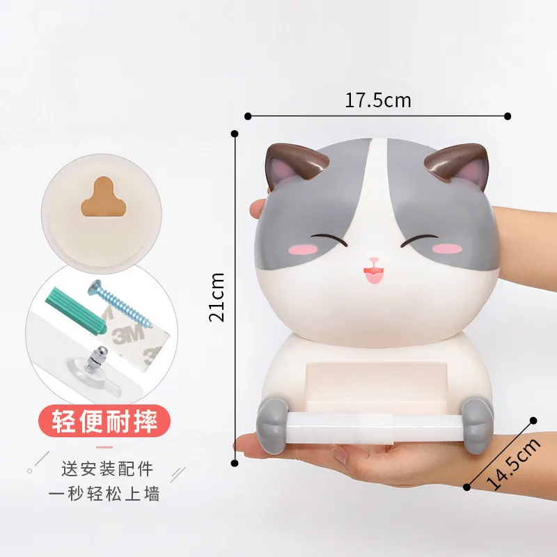 creative cartoon toilet paper holder for roll cards stand cards storage dispensers bathroom accessories toilet paper dispenser free global shipping