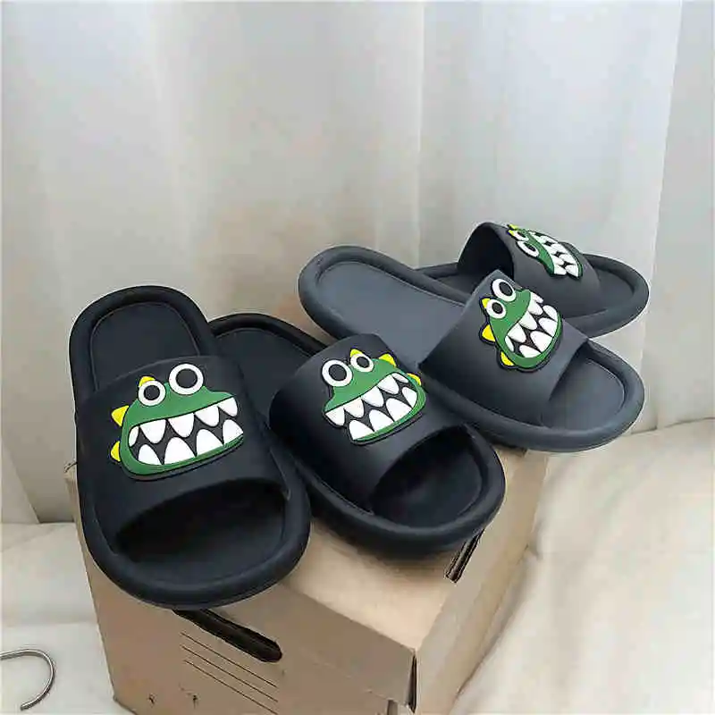 Нескользящие шлепанцы для дома забавные сандалии Кроксы без застежки легкие
