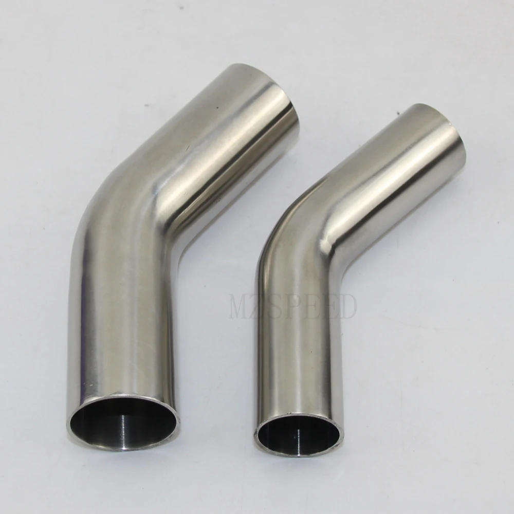 Внутренний диаметр 19/25/32/38/45/51/57/63/76/89/102/108 мм стыковая сварка под углом 45 градусов