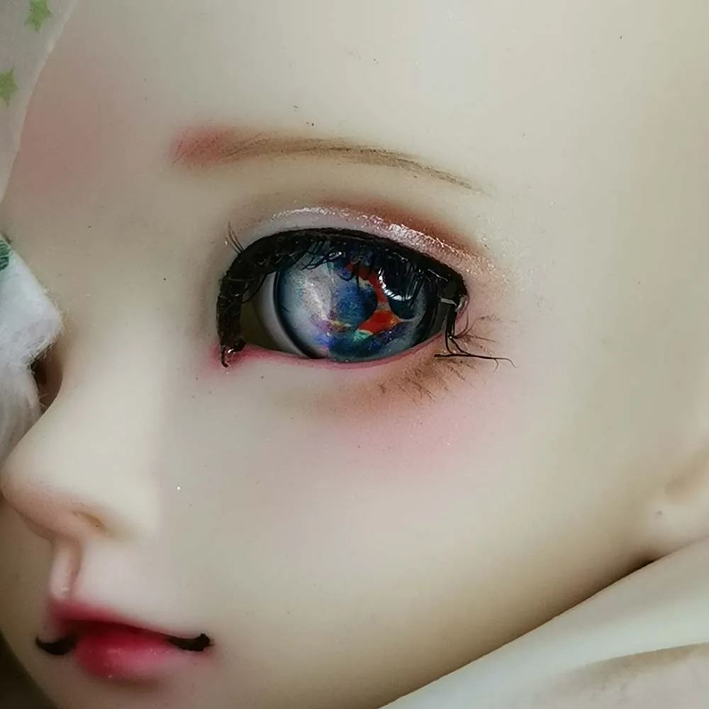 14 мм bjd кукольные глаза 8 22 игрушечные для 1/8 1/6 1/4 1/3 12 galaxy dollfie dream Minifee кукла mdd eyes