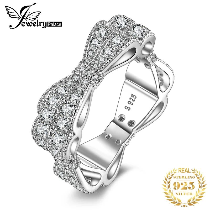 JewelryPalace CZ обручальные кольца из стерлингового серебра 925 пробы для женщин