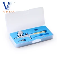 veda dual action airbrush with 0 3mm nozzle gravity feed spray gun kits for car decoration painting cake make tattoos art crafts