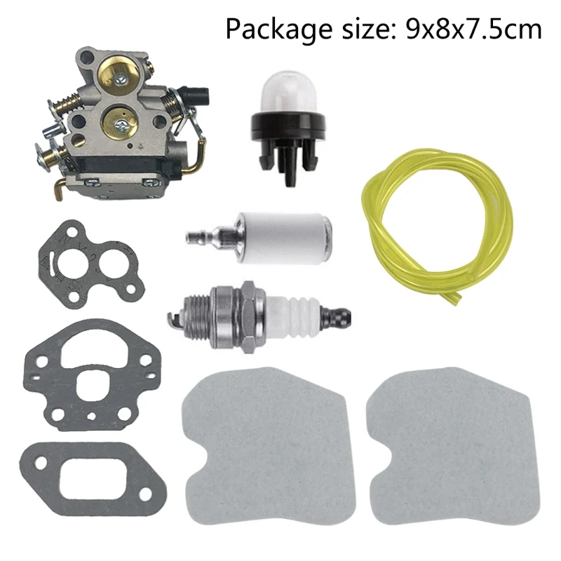 

N7MD Carburetor with Air Filter Fuel Line Filter for Husq-varna 235 235E 236 236E 240 240E Chainsaw Carburetor Assembly