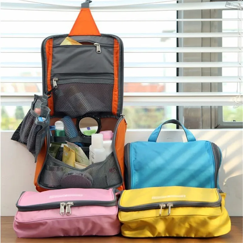 Дорожные аксессуары косметичка большая емкость водонепроницаемая для макияжа