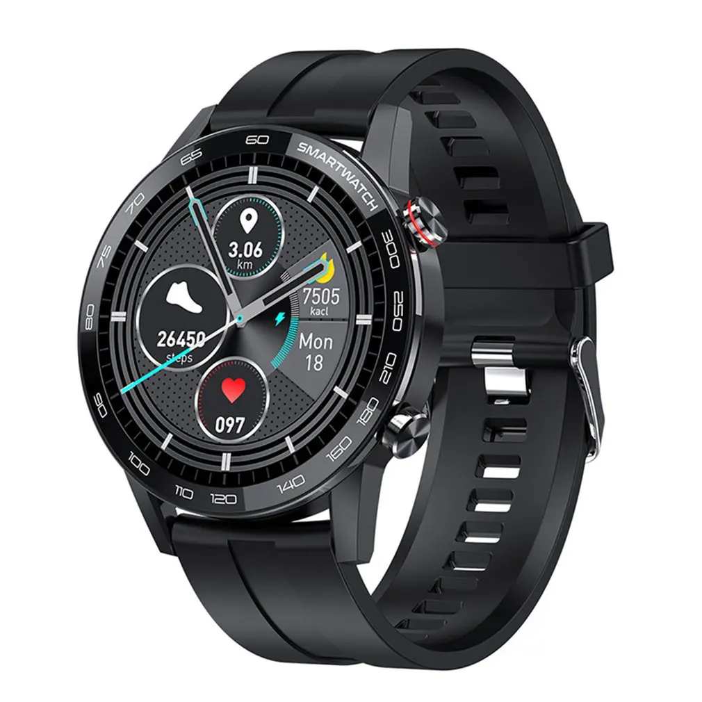 

New L16 Smart Watch Men IP68 Waterproof Multiple Sports Mode Heart Rate Weather Forecast Bluetooth Smartwatch ECG PPG