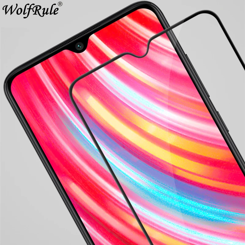 2 piezas para Redmi Note 8 Pro vidrio para Xiaomi Redmi Note 8 Pro vidrio templado cubierta completa pegamento Protector de pantalla para Redmi Note 8 Pro-0