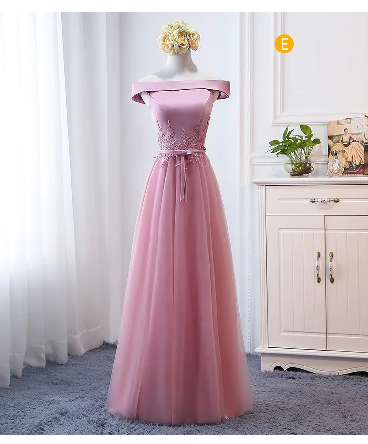 MNZ-9858Z# платье подружки невесты новые зимние рождественские платья средней длины с длинными рукавами г. Бледно-лиловый на шнуровке для девочек