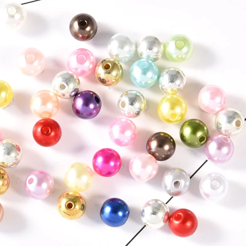 3 мм 10 АБС пластиковый Пластик имитация пришить бисер плоский с оборота бусины