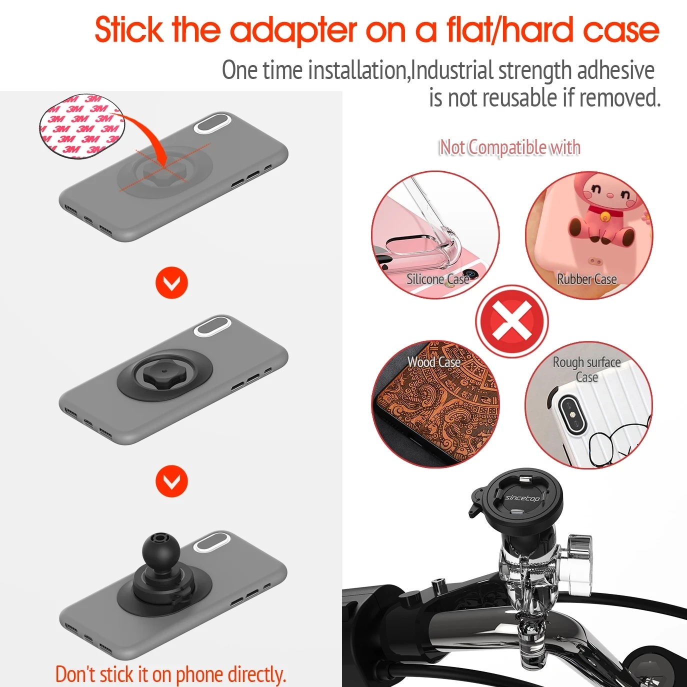 2021upgrade universal 1 inch ball motorcycle phone holder bike handlebar socket arm for moto quick mount clamp with ultra lock free global shipping