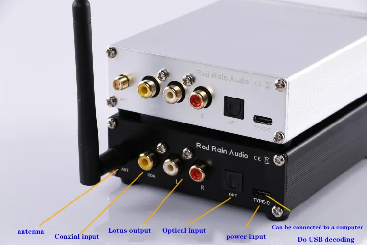 CSR8675 Bluetooth 5 0 приемник ES9038 декодирование HiFi аудио Плата адаптер LDAC APTX HD