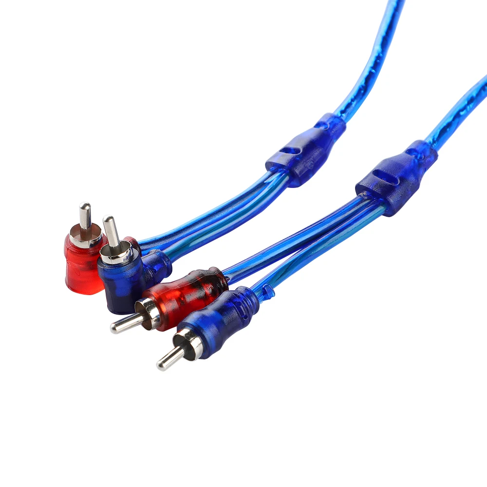 5M 2 RCA to Plug Car Audio Amplifier Braided Pure Copper Cable Cord Wire Line for Home Cinema Digital Stereo Hi-Fi System | Автомобили и