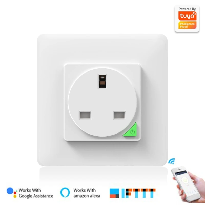 

Умная настенная розетка Tuya с Wi-Fi, 220 В, 16 А