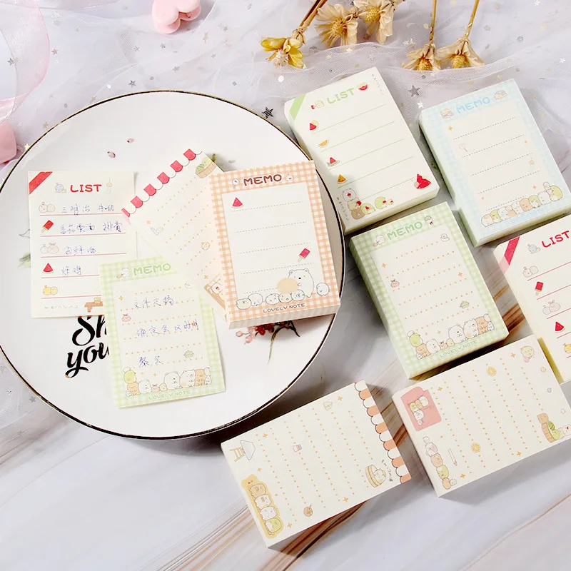 Милый мультфильм Kawaii Sumikko Gurashi вкладыш блокнот для заметок планировщик сделать