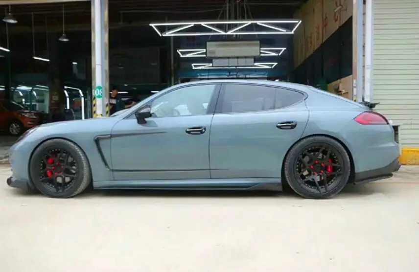 Высокое качество углеродного волокна бампер автомобиля боковые юбки протектор