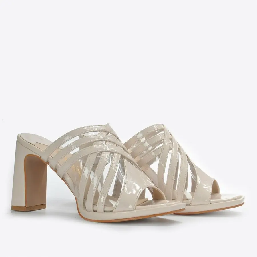 

Mink Shoes Women Skin-Patent Leather Slippers Vzn20-067Y