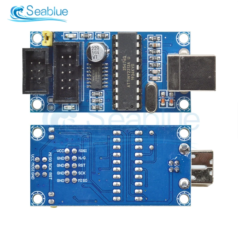 1 комплект USBTiny USBtinyISP AVR ISP программатор загрузчик для Arduino R3 Meag2560 с 10-контактным