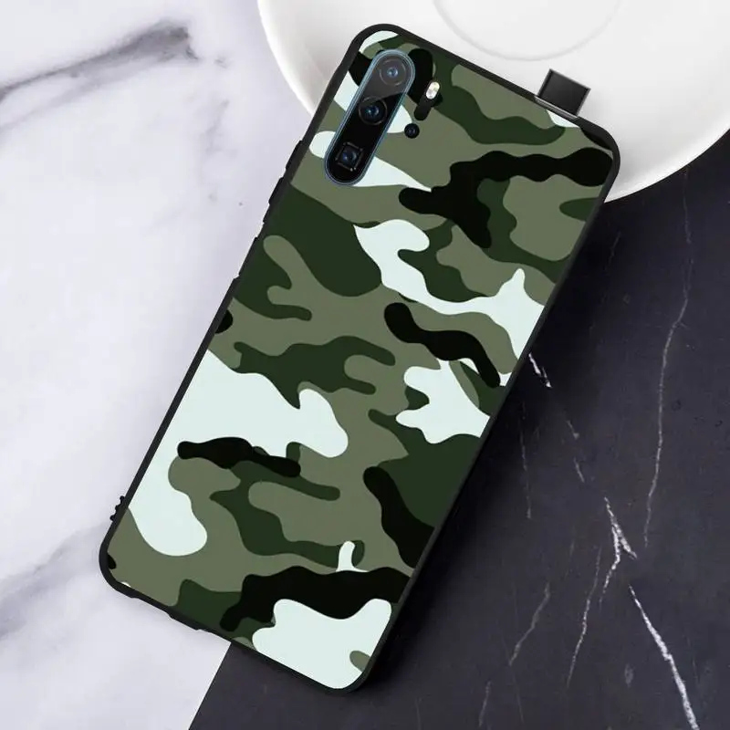 

Camouflage Pattern Camo Design Phone Case For Huawei honor Mate P 10 20 30 40 i 9 8 pro x Lite smart 2019 nova 5t