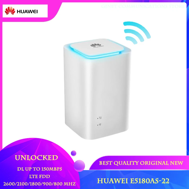   Huawei E5180 LTE Cube E5180As-22 CPE LTE 4G WiFi Hotspot      2600/2100/1800/900/800MHz