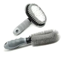 2pcs car tire brush wheel brush brush brush tyre household car wheel washing special soft steel brush