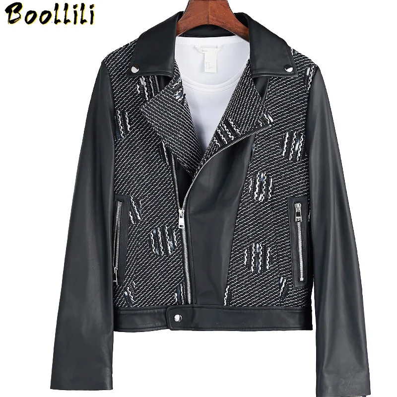 Genuine Leather Real Jacket Women Clothes 2023 Spring Autumn Tops Korean Elegant Wool Sheepskin Coat Outwear Black Coats