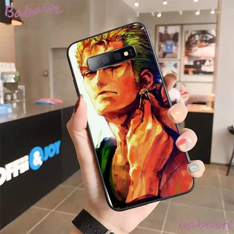 

Babaite Cute One Piece Luffy Soft Phone Case Cover for Samsung GALAXY S6 Edge S7 S7 plus s20 s10 s20 ultra s10plus Edge S8 S9