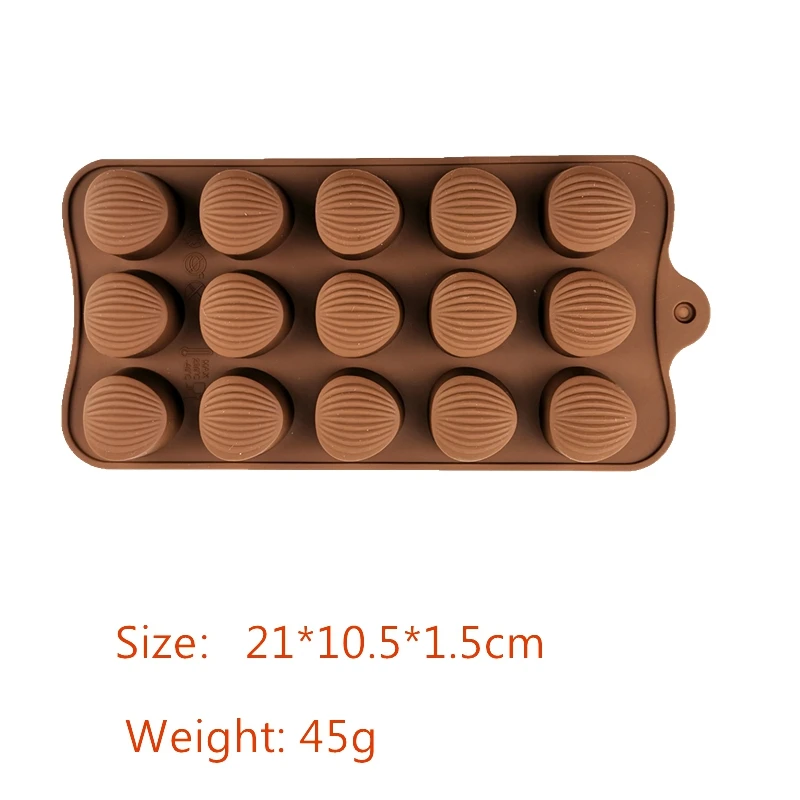 DIY силиконовые формы для шоколада 3D форма выпечки пирожных с шоколадной начинкой