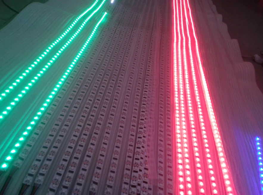Светодиодная Пиксельная лента LPD8806 5050 RGB DC5V 32/48 Светодиодный 52/60Led s/m 1/2/3/4/5m (1 чип IC 2)