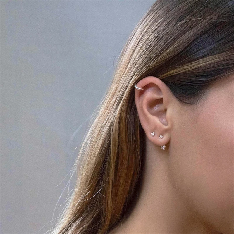 Серьги подвески женские из серебра 925 пробы в стиле панк|Серьги-гвоздики| |