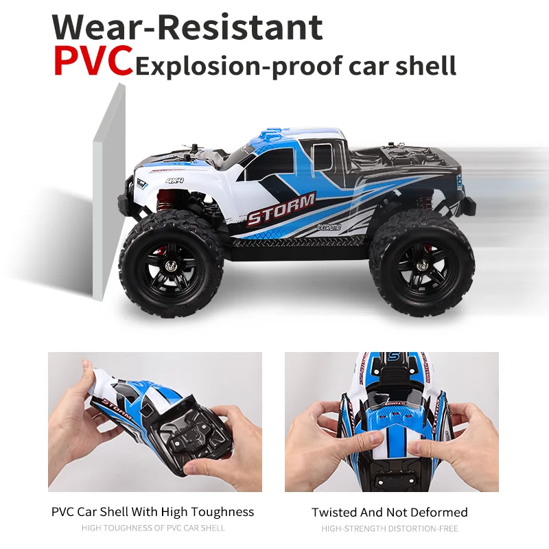 2 4G гоночный Радиоуправляемый автомобиль 4WD 1:18 радиоуправляемый светодиодный
