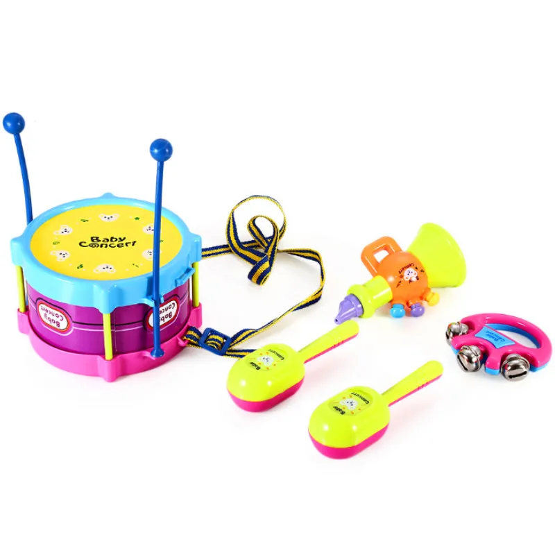 5 шт. детская барабанная Трубач игрушка музыкальная ударная инструментальная