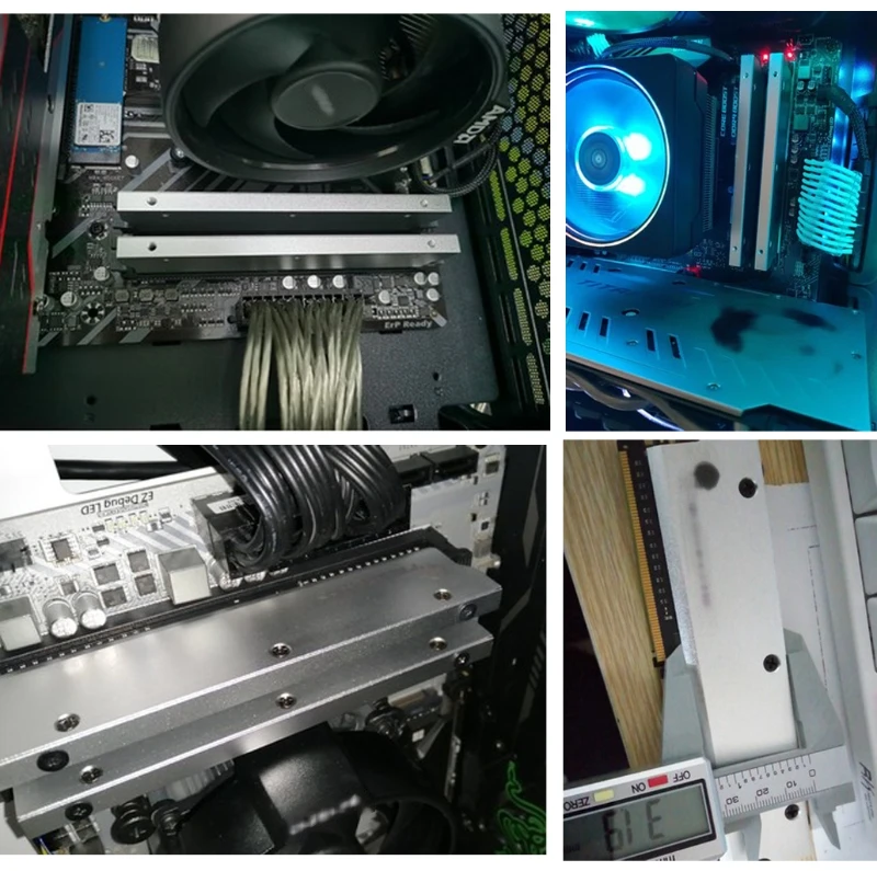 2 шт. MEO-PM0AB компьютер водяного охлаждения памяти теплоотводящий кулер оболочки