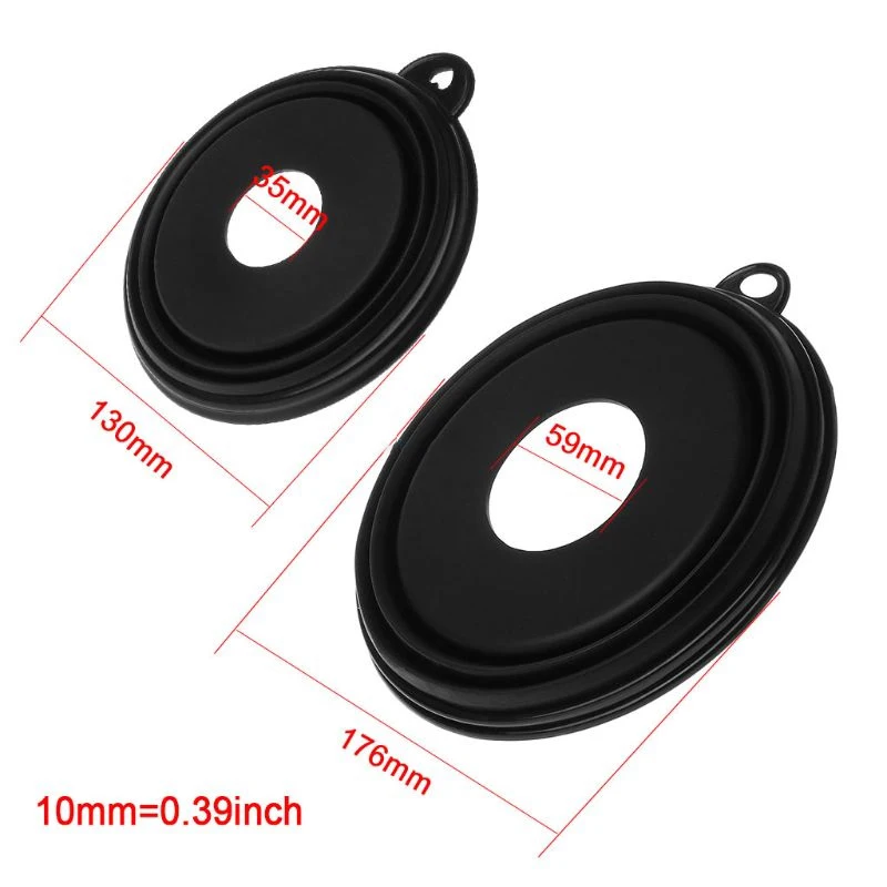 Силиконовая бленда для объектива идеальное отражение Складная крышка