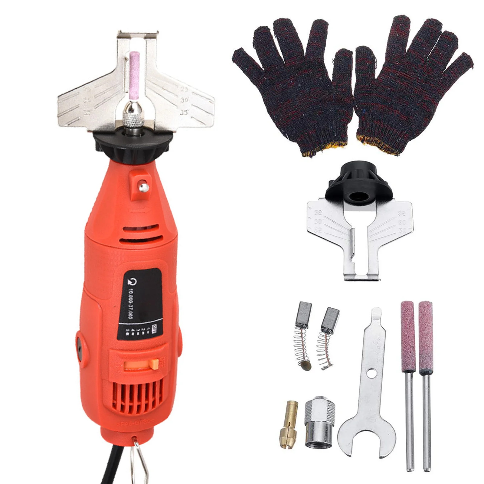 

180W 5 Speed Electric Power Grinder Chain Saw Sharpener Machine Handheld Garden Tools Portable Electric Chainsaw Fast Sharpening