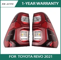 easy installation fit for toyota revo 2021 tail light assembly retrofit streamer turn signal high quality tail light