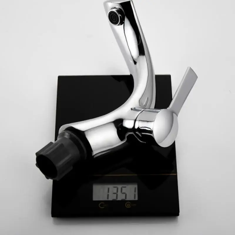 Смеситель для раковины Современный ванной комнаты латунный кран с одной ручкой