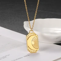 new creative moon sun pendant choker couple necklace for women elegant cuff collar statement party fashion gothic jewelry gift