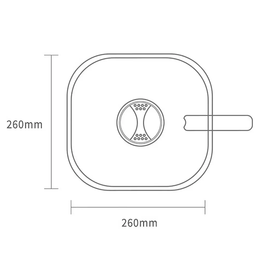 

Professional Microwave Food Anti-Sputtering Cover With Handle Heat Resistant Lid for Microwave Food Dropshipping