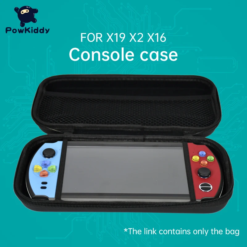 Powkiddy сумка для консоли X2 X19 X16 7 дюймов с большим экраном защитный чехол в стиле