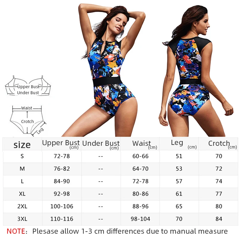 

2020 New Sexy One Piece Swimsuit Women Plus Size Swimwear Retro Vintage Bathing Suits Beachwear Print Swim Wear Monokini S-3XL