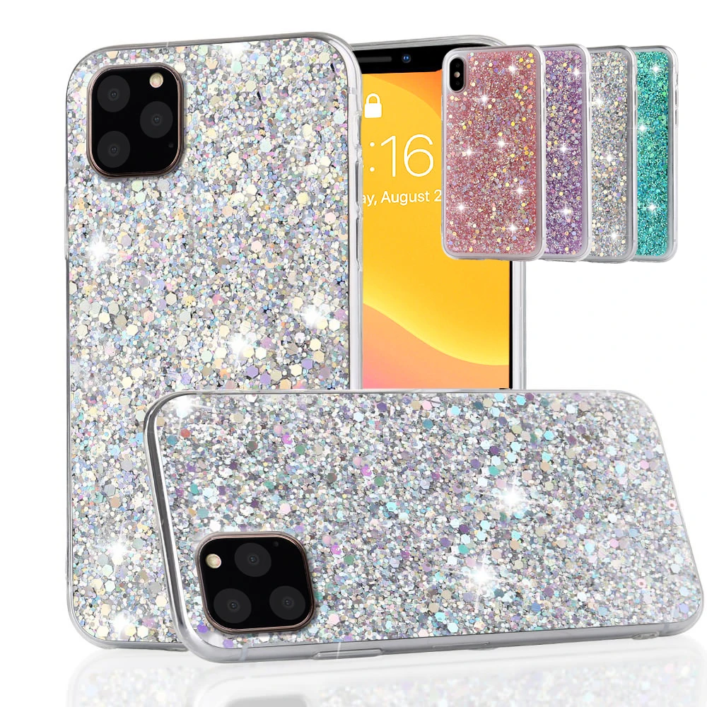 LLZ. COQUE милый Алмазный чехол для телефона для IPhone 11 Pro XS Max XR X 6 6S Plus 5 5S SE 7 8 Plus Блестящий силиконовый чехол Funda Capas