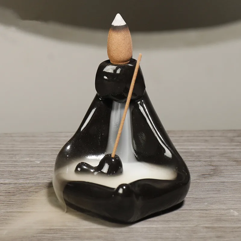 Портативная подставка для благовоний в виде водопада и дыма с обратным потоком