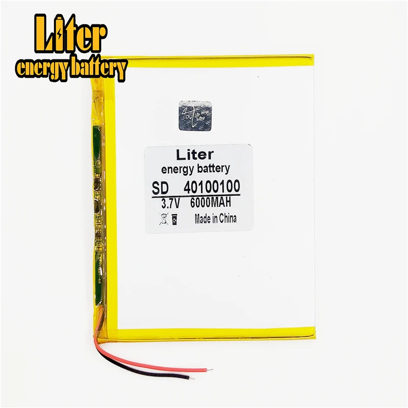 1 шт 3 7 V 6000mAh аккумулятор планшетный ПК планшет eneric бренд rechareable литий-полимерный
